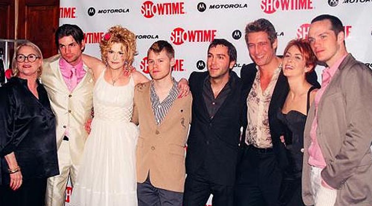 Sharon Gless, Gale Harold, Thea Gill, Randy Harrison, Scott Lowell, Robert Gant, Michelle Clunie and Peter Paige at 