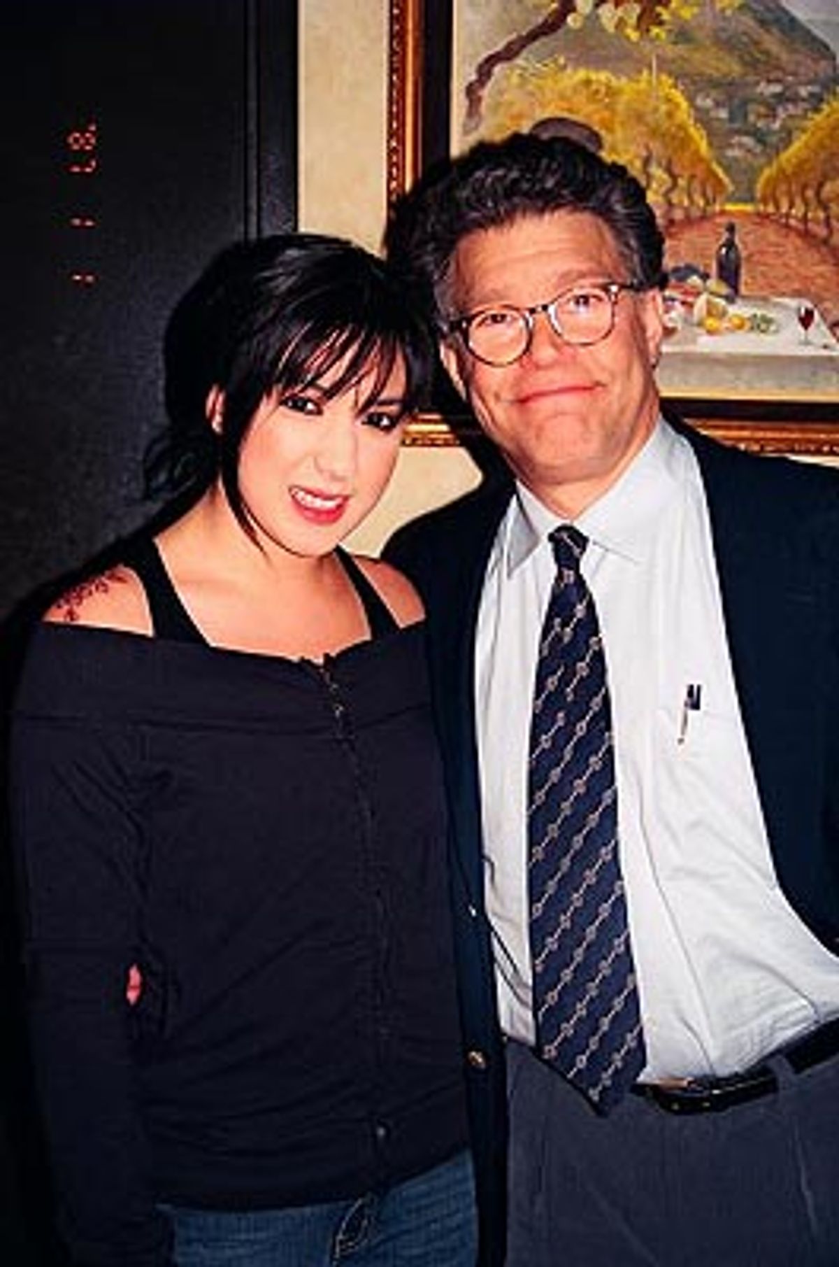 Michelle Branch and Al Franken at 