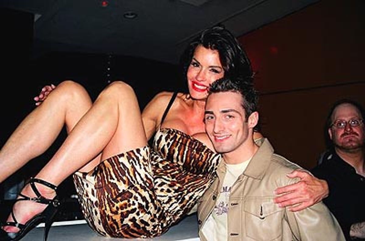 Janice Dickinson cuddles up with Scott Nevins, BroadwayWorld Radio Host

  at 