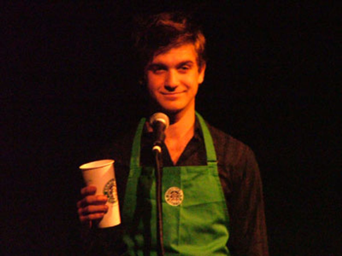 Everyone's favorite Latte Boy, Taylor (Harris) at 