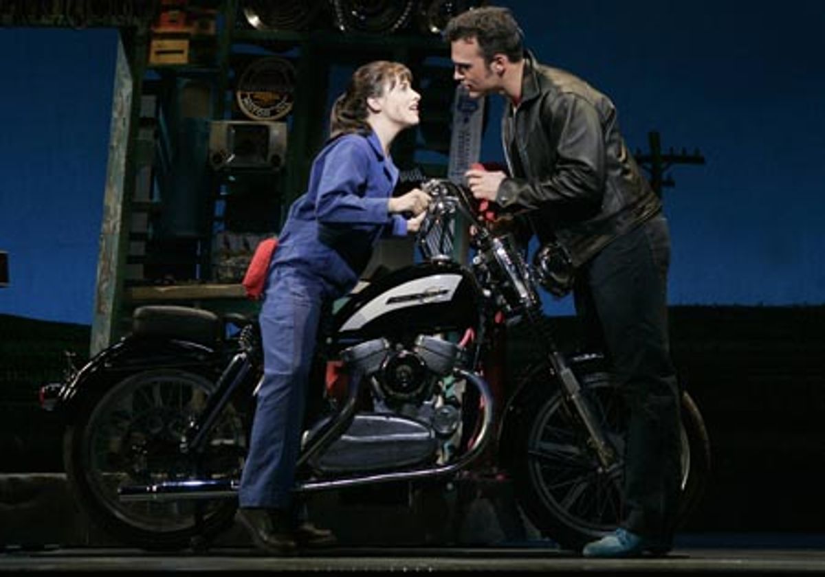 
Jenn Gambatese and Cheyenne Jackson at 