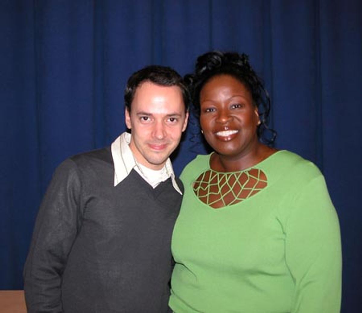 Mark Price and Sharon Wilkins at 