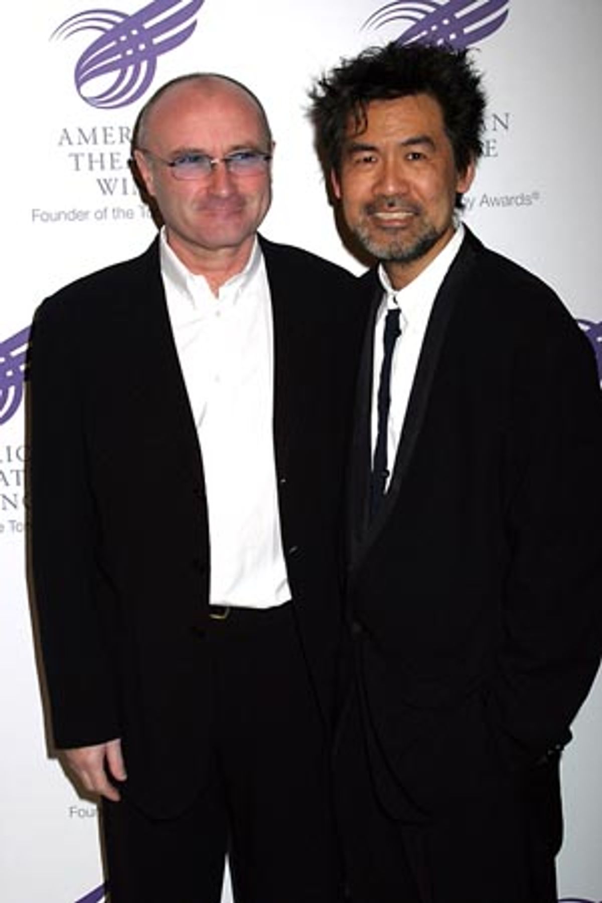 Phil Collins and David Henry Hwang at 