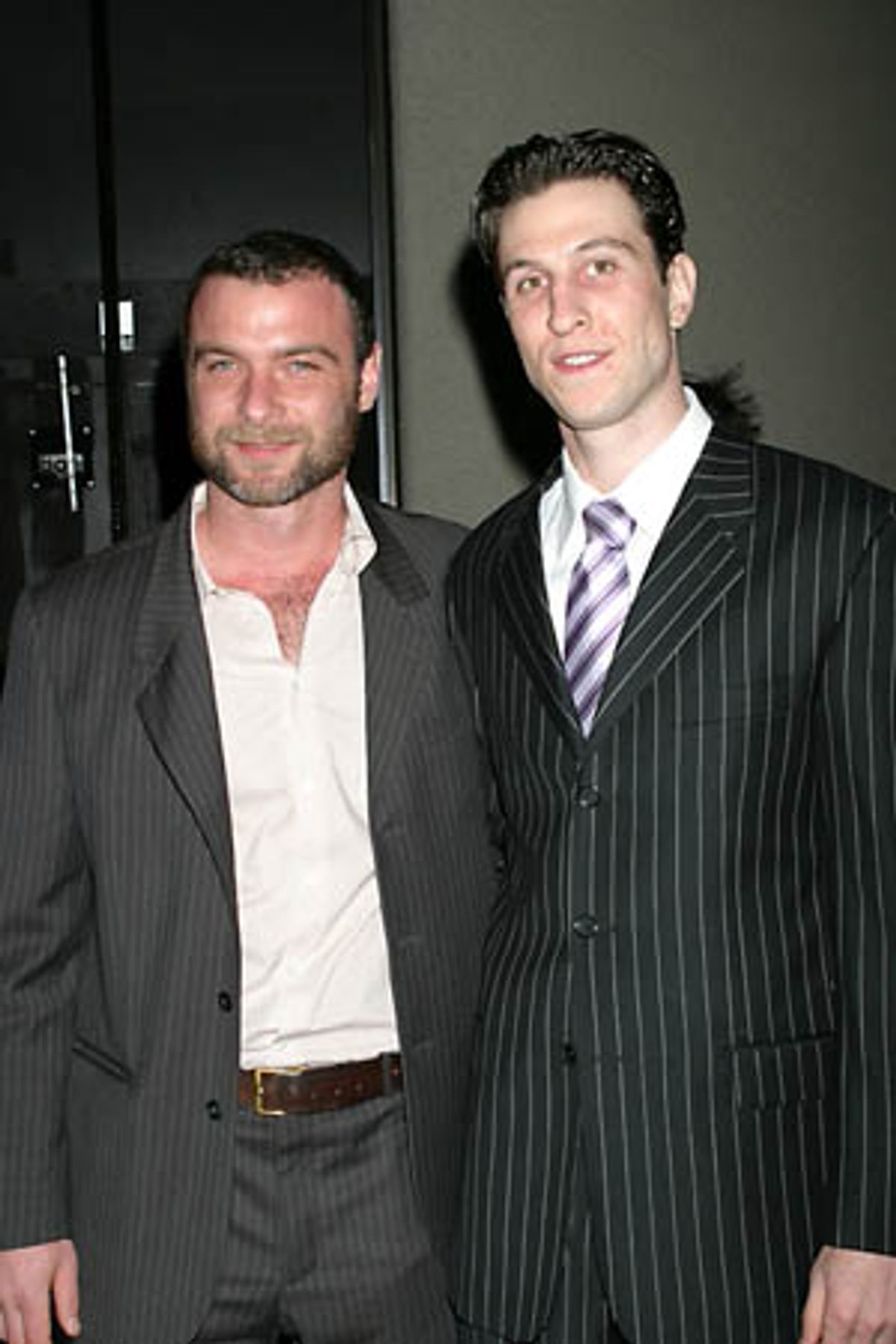 Liev and Pablo Schreiber  at 