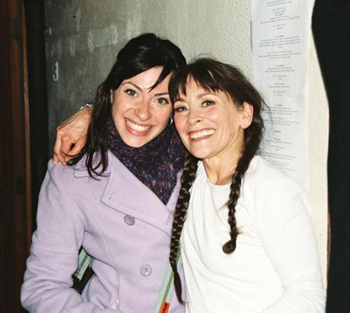 Jacqueline Colmer (Ensemble) and Gay Marshall (Denise)  at 