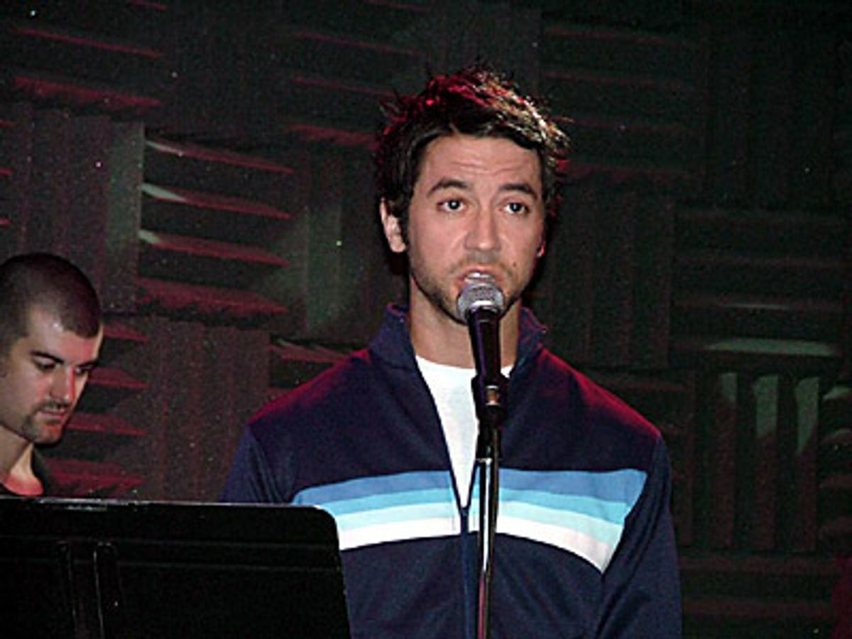 The now INFAMOUS Scott 'SCB' Allgauer at The Cast of Bare in Concert Final Performance