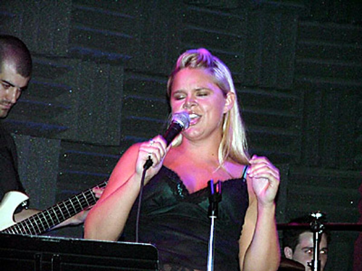 Lindsay Scott wails like Alanis at The Cast of Bare in Concert Final Performance