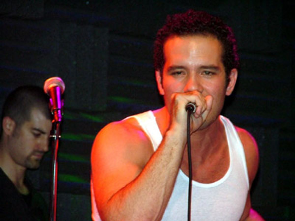 Aaron singing 'Free' at 