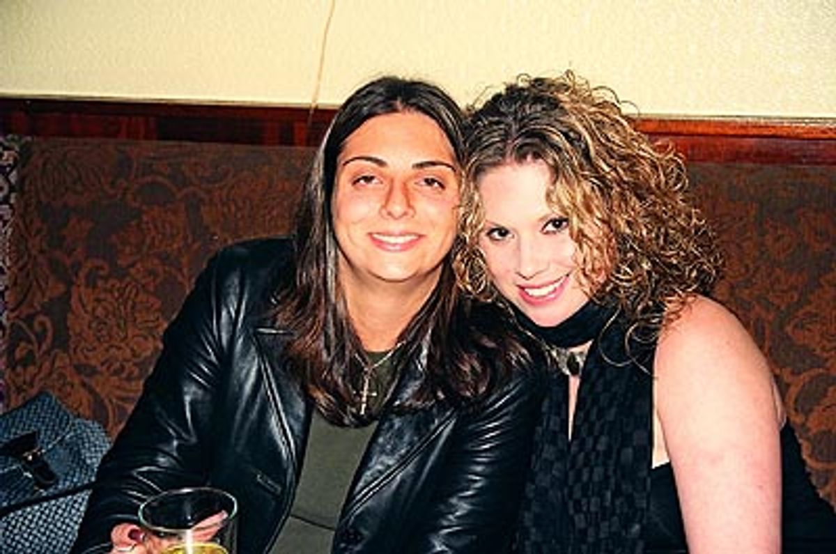 Sabrina Gordin (Producer of Rockers on Broadway) and Lori Ann Strunk (AIDA) at Bare's Back - the Cast in Concert!