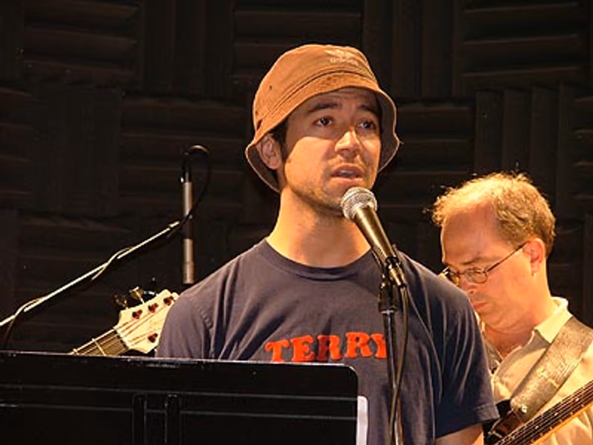 Scott Allgauer at Bare's Back Concert - the Cast in Rehearsal!