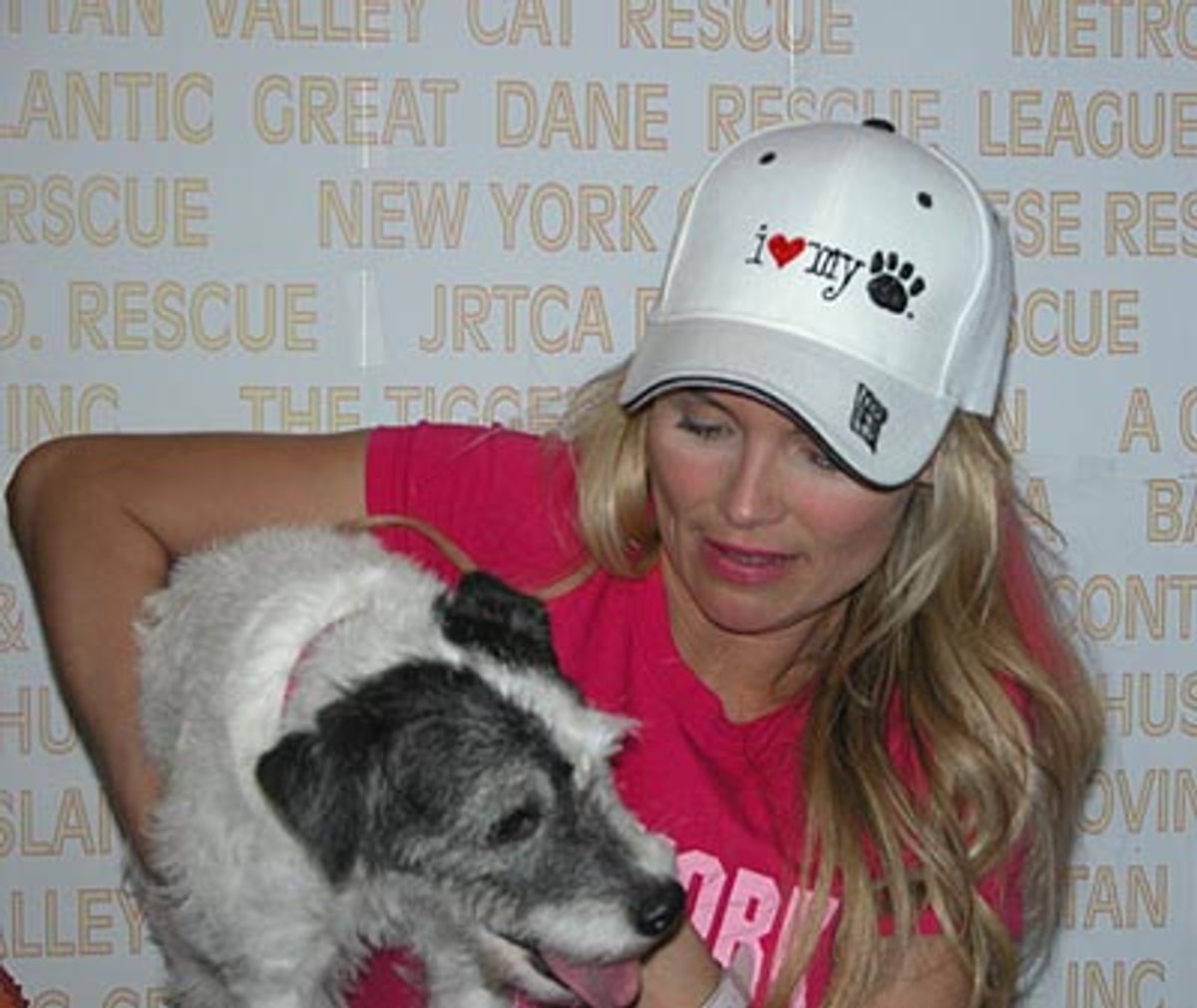 Kristin and dog... at 