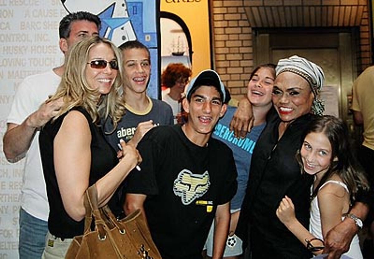 Eartha Kitt and Family at 