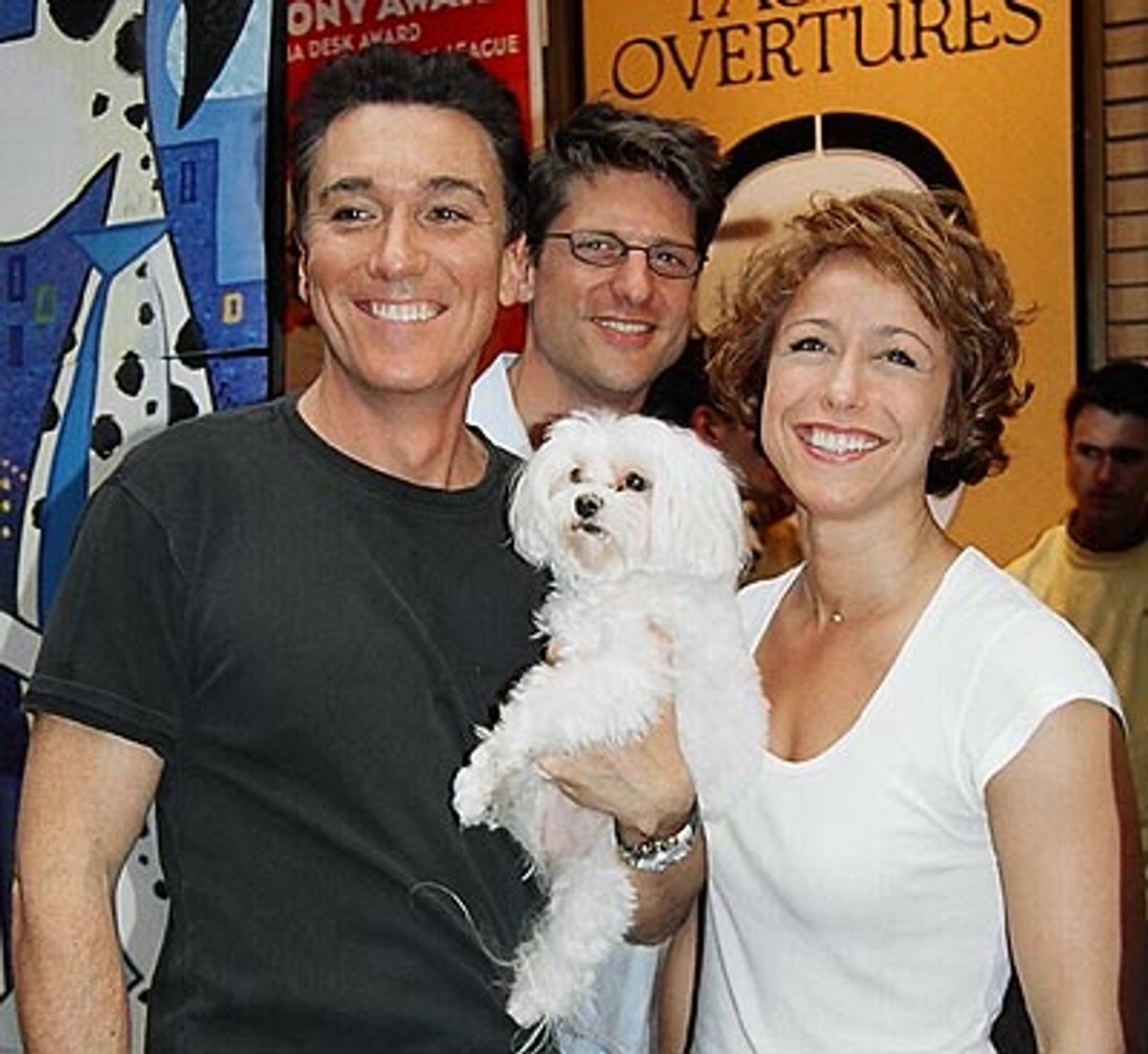 Patrick Page, Chris Sieber and Paige Davis at 