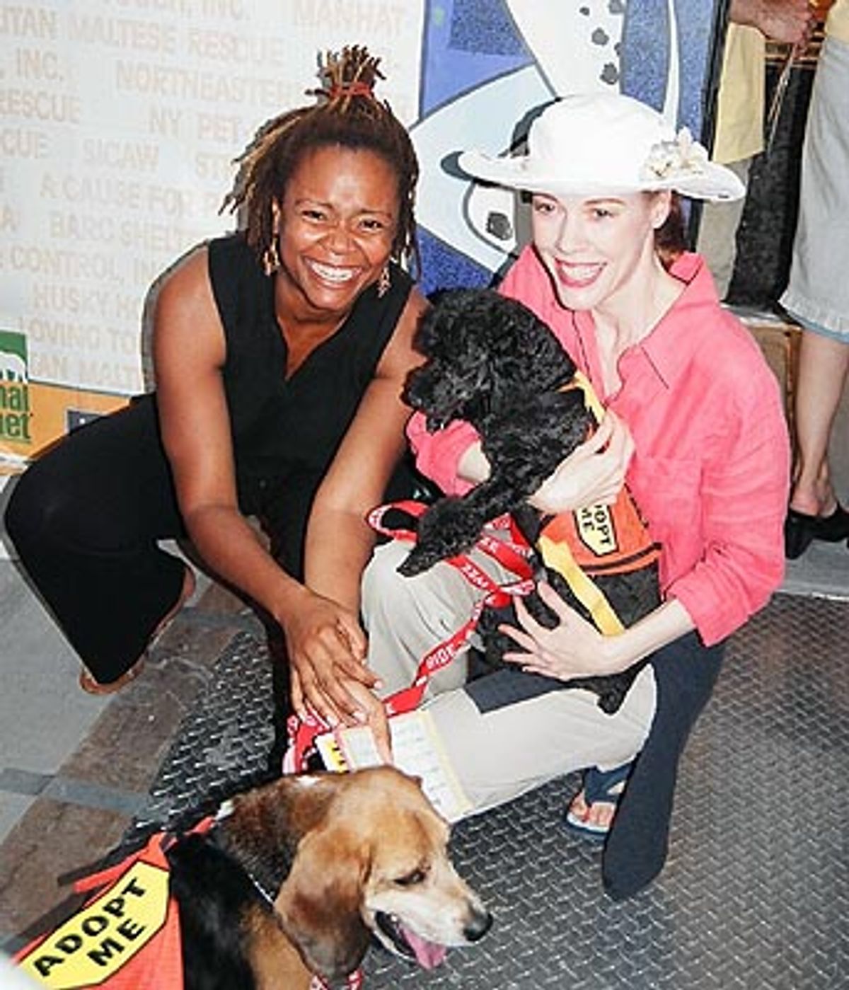 Tonya Pinkins and Veanne Cox at 