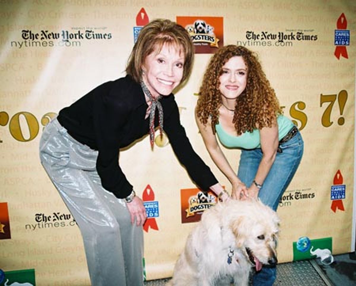 Mary Tyler Moore and Bernadette Peters

 at 