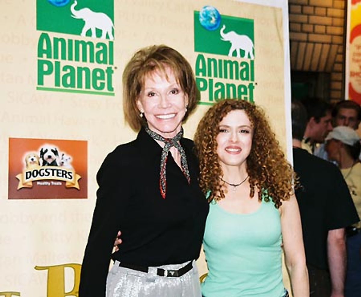 Mary Tyler Moore and Bernadette Peters  at 