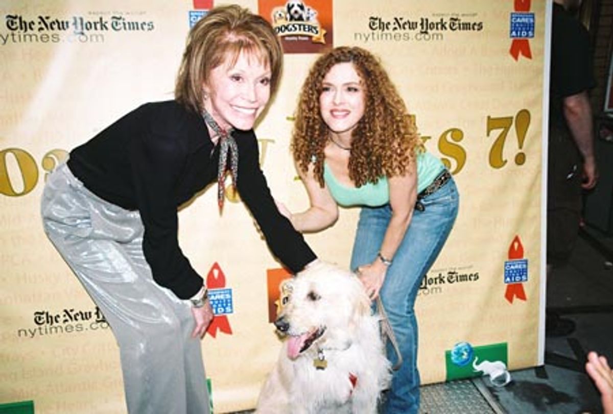 Mary Tyler Moore and Bernadette Peters at 