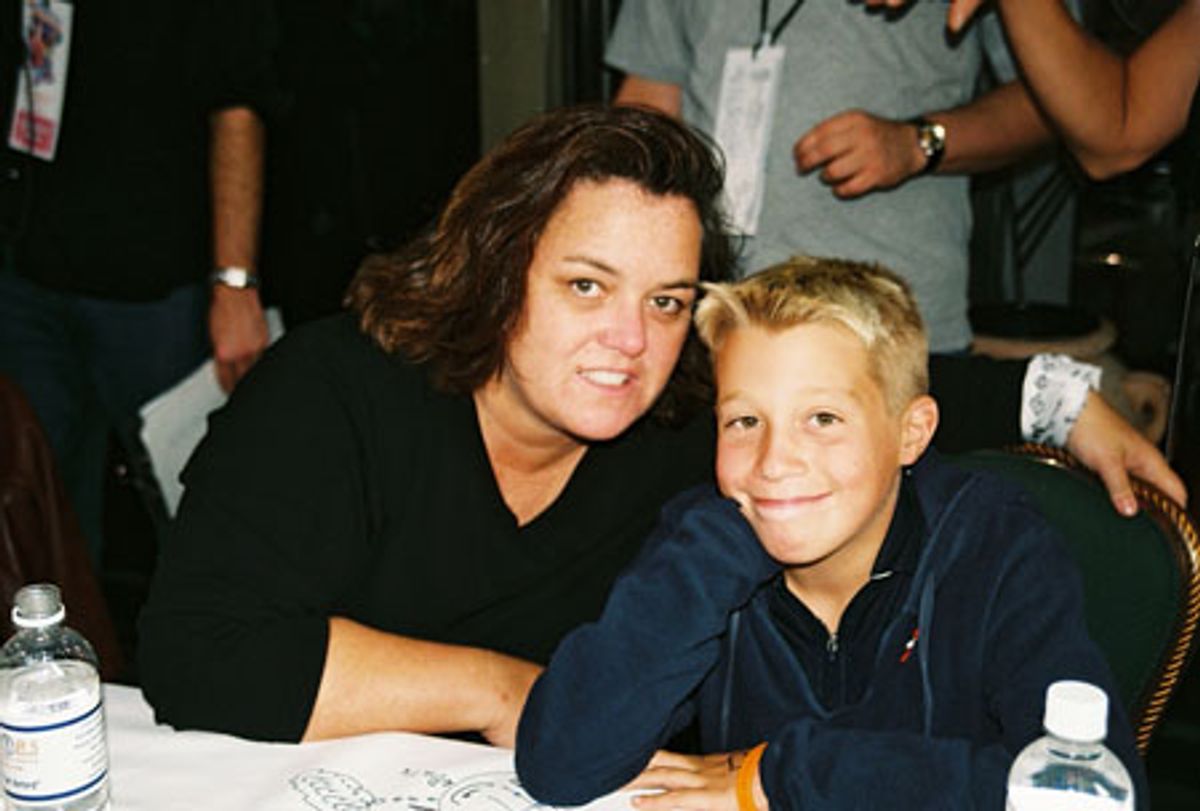 Rosie with son Parker  at 