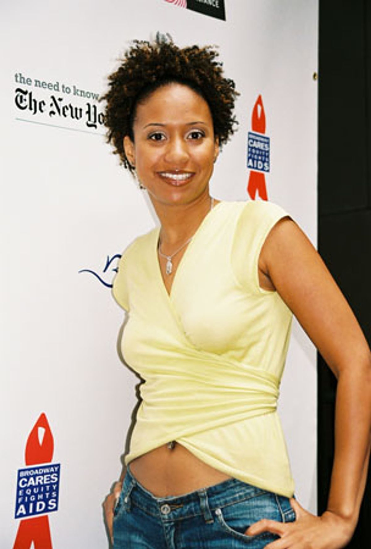 Tracie Thoms (will be seen beginning 
November 23rd. in the musical film Rent)  at 