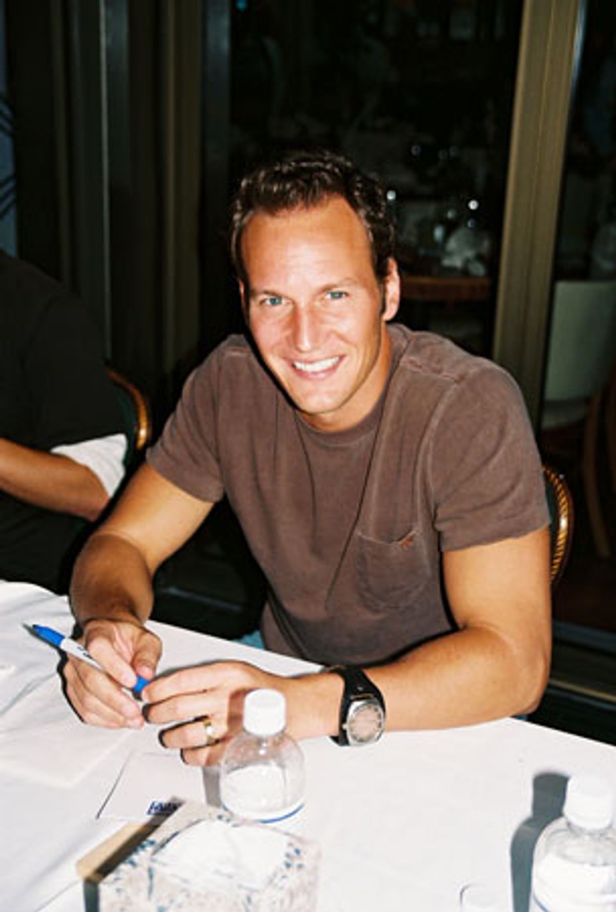 Patrick Wilson (will next be seen on Broadway in the spring revival of Barefoot in the Park)  at 