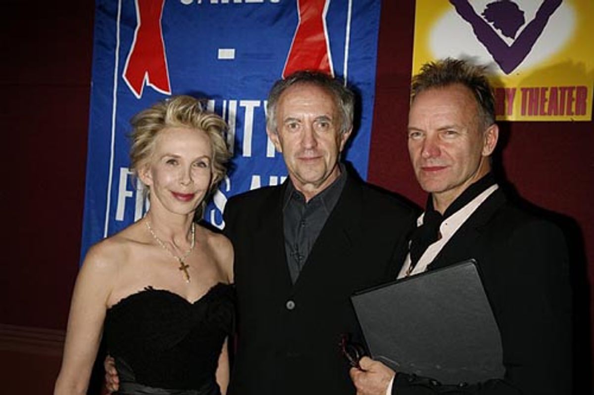 Trudie Styler, Jonathan Pryce and Sting  at 