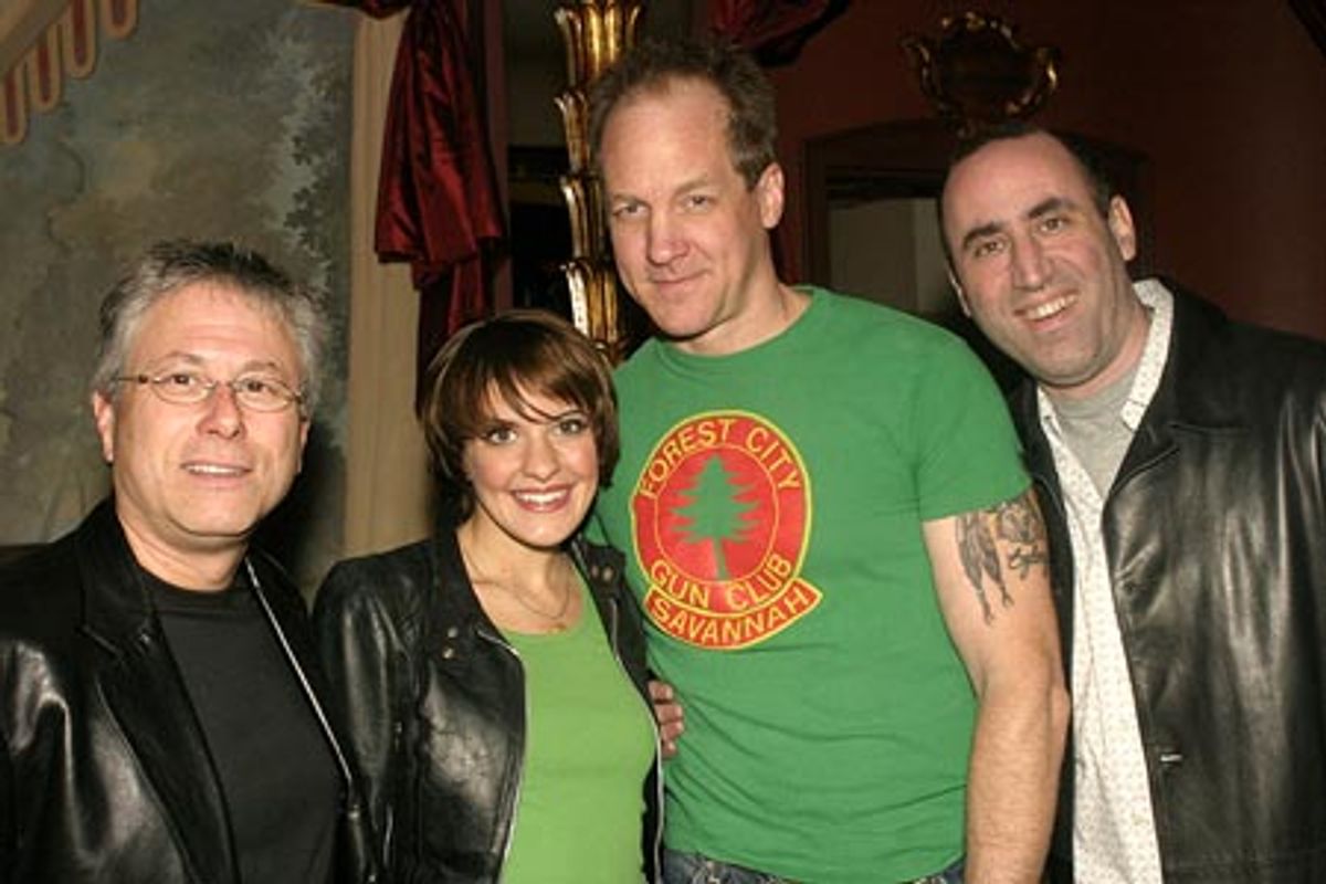 
Alan Menken (Music), Brooke Tansley (Belle), Steve Blanchard (Beast), and Robert Jess Roth (Director)  at 