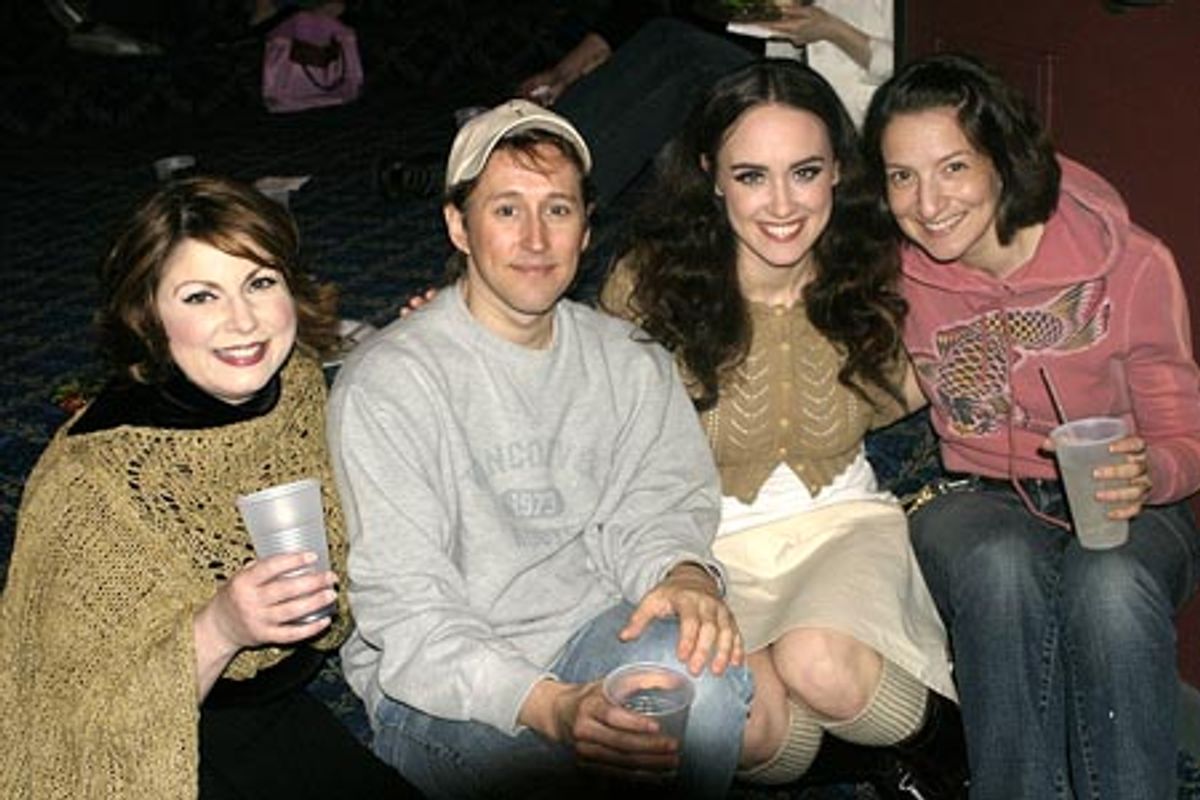 Ann Arvia, Keith Fortner, Brynn O'Malley, and Daria Lynn Scatton (Ensemble) at 