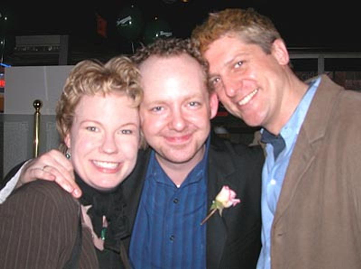 Jennifer Barnhart (Avenue Q), Jamie McGonnigal and Christopher Sieber (Spamalot)  at 