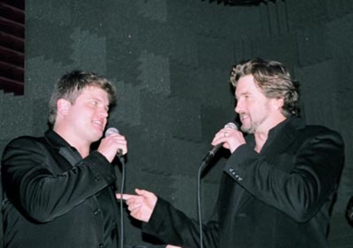 Rob Evan and Brad Little opened the show... at 