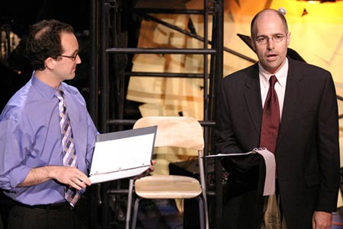 Jedidiah Cohen (Marty) and Ron Trenouth (Murray) at 