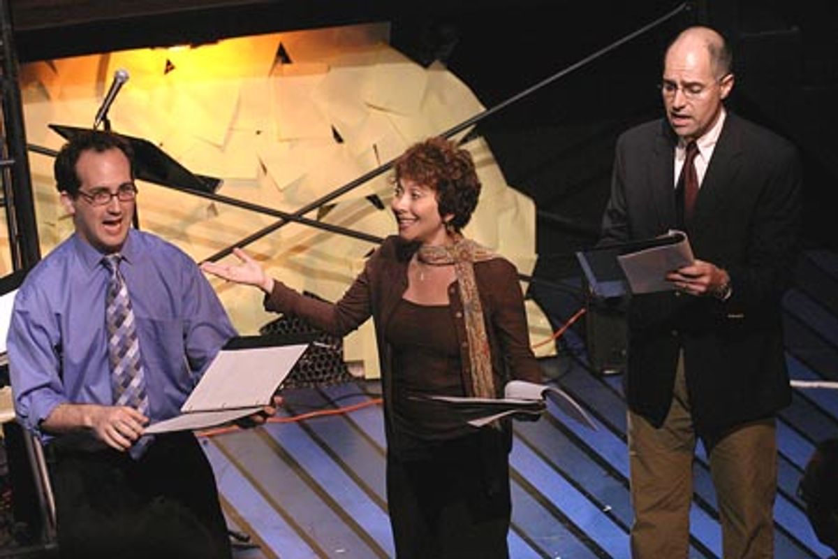 Jedidiah Cohen (Marty), Cheryl Stern (Sheila), and Ron Trenouth (Murray) at 
