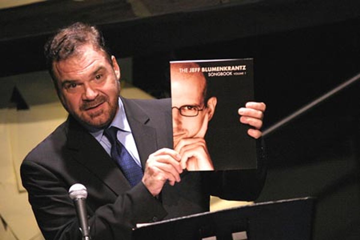 'My Book' from The Seven Deadly Sins & 'He'll Never Get What I Do' from Hush -Music & Lyrics by Jeff Blumenkrantz at 