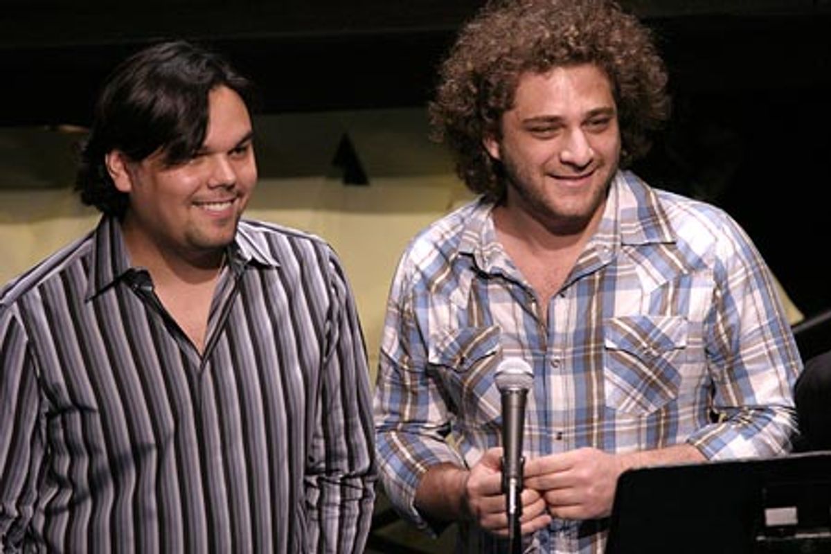 Robert Lopez and Jeff Marx at 