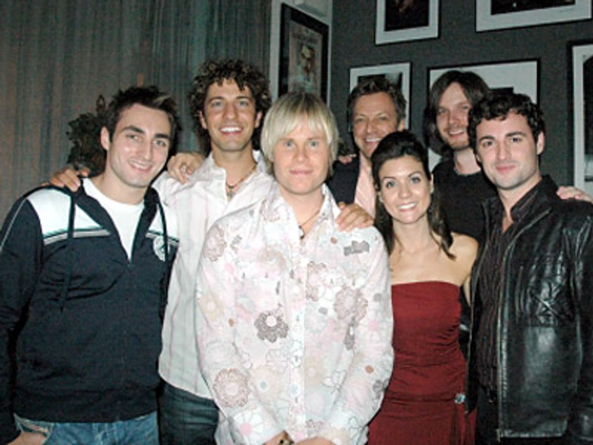 Scott, Jason and deMarco, Jim Caruso, Randi, Noah Heldman and Max  at 