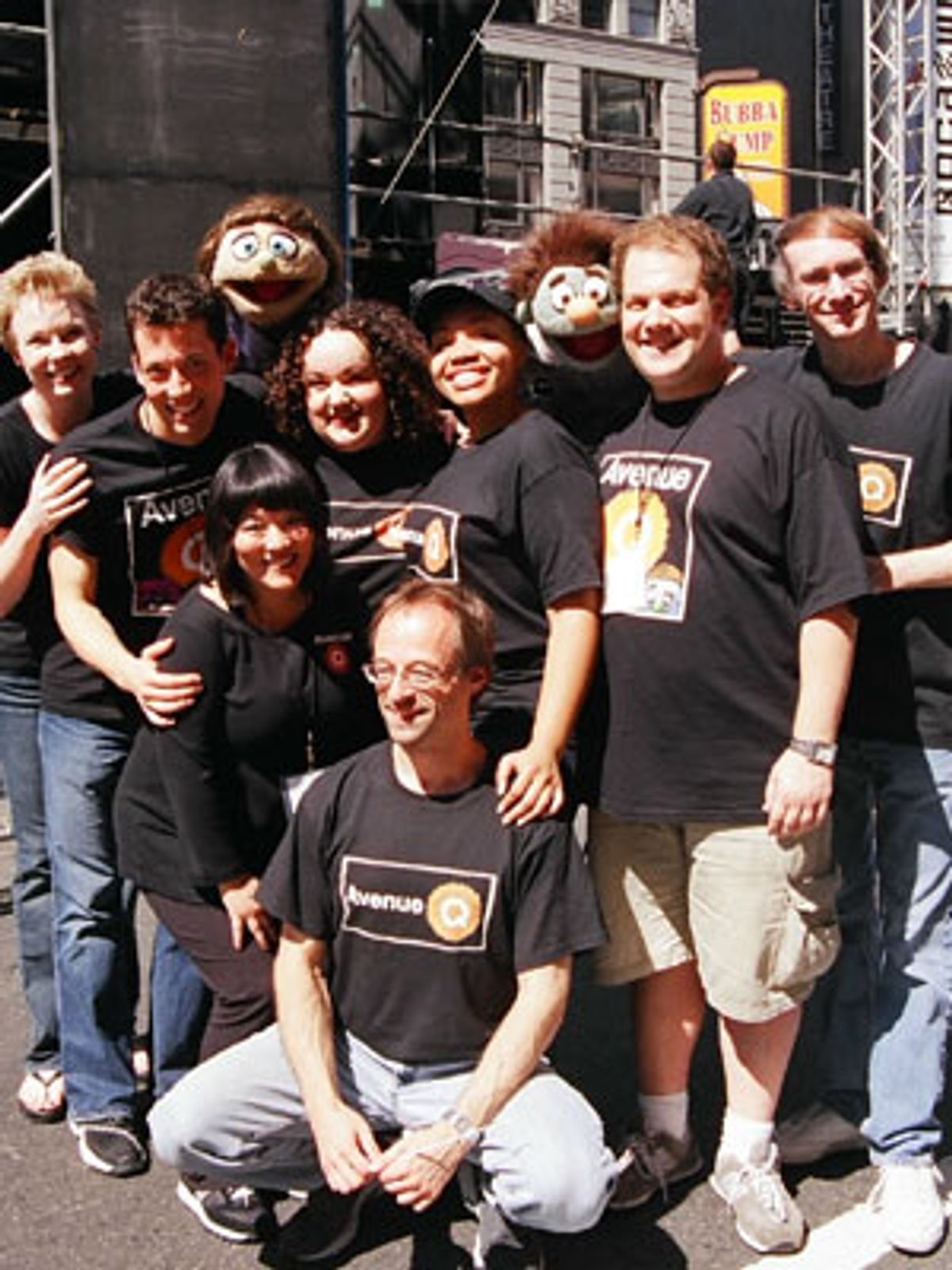 The cast of Avenue Q! at 