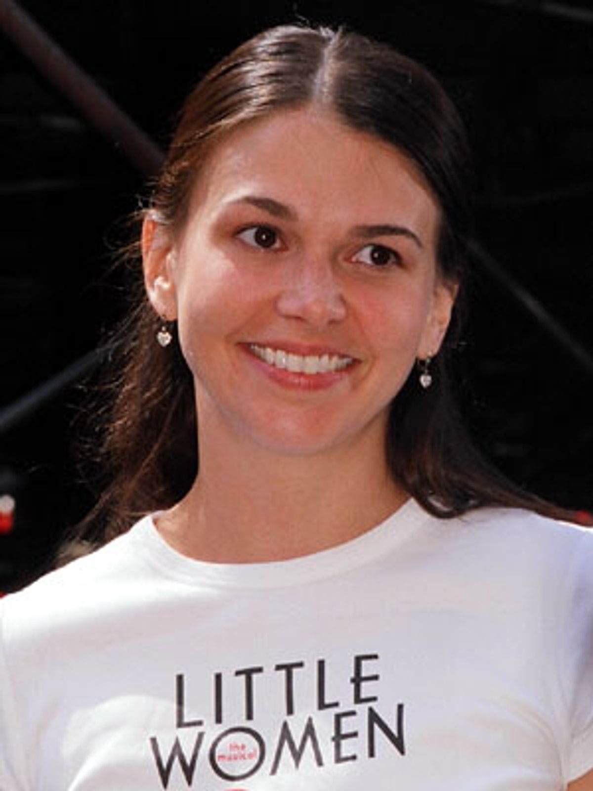 Sutton Foster teases the audience with a rousing
number from the Broadway bound Little Women at 