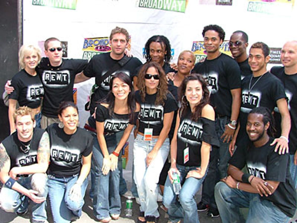 The cast of Rent at 