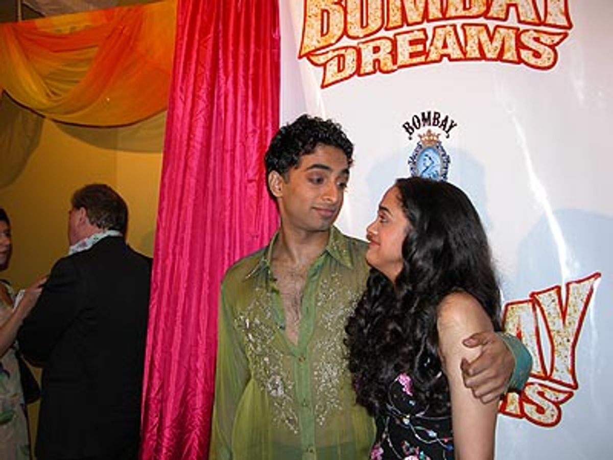 Manu and Anisha sharing a laugh... at 