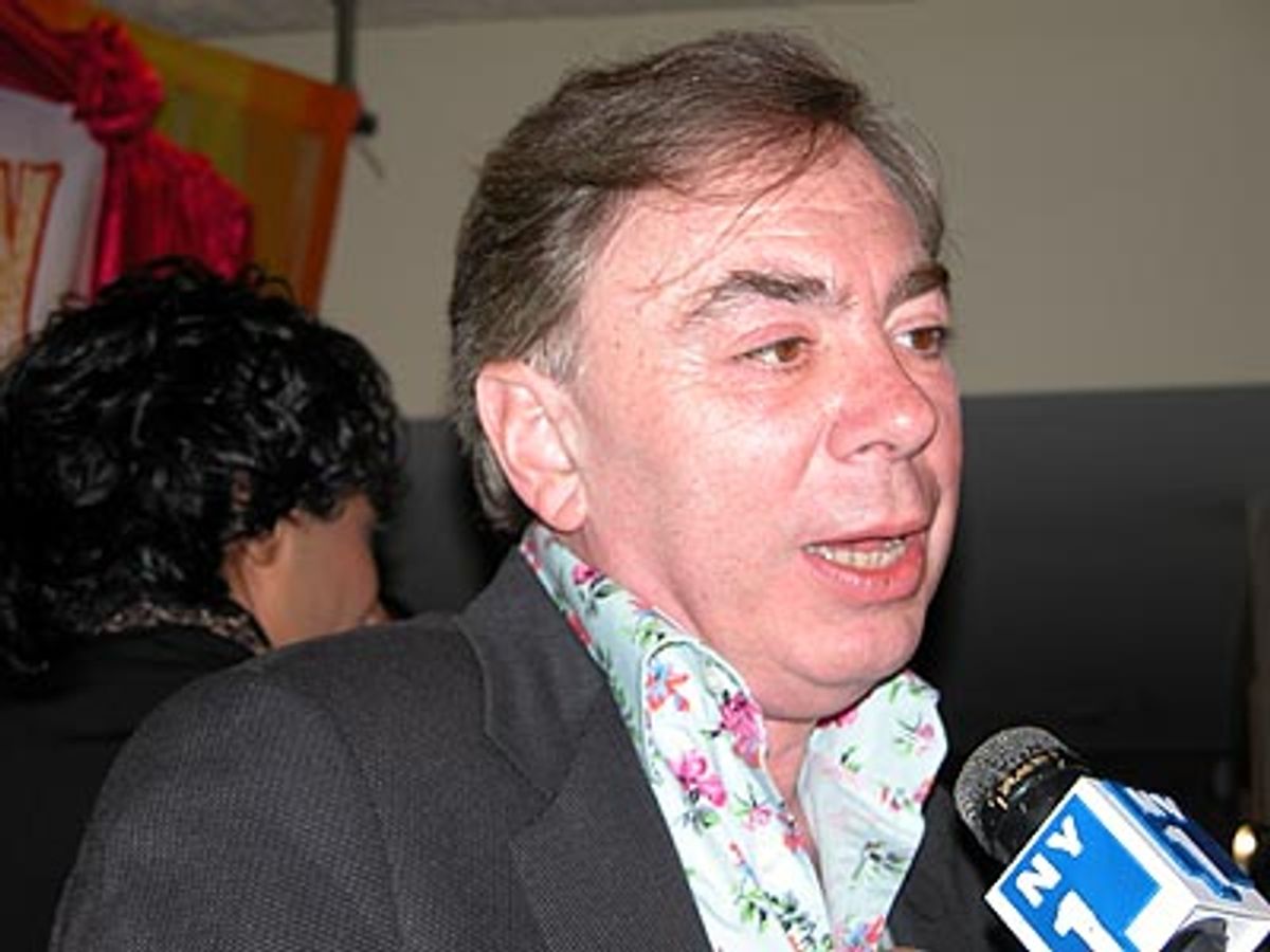 Lord Andrew Lloyd-Webber, Producer of Bombay Dreams both in London and on Broadway at 