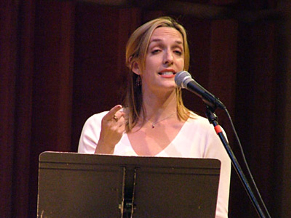 Julia Murney sings a comical number from Meet John Doe based
on the film by Frank Capra at 