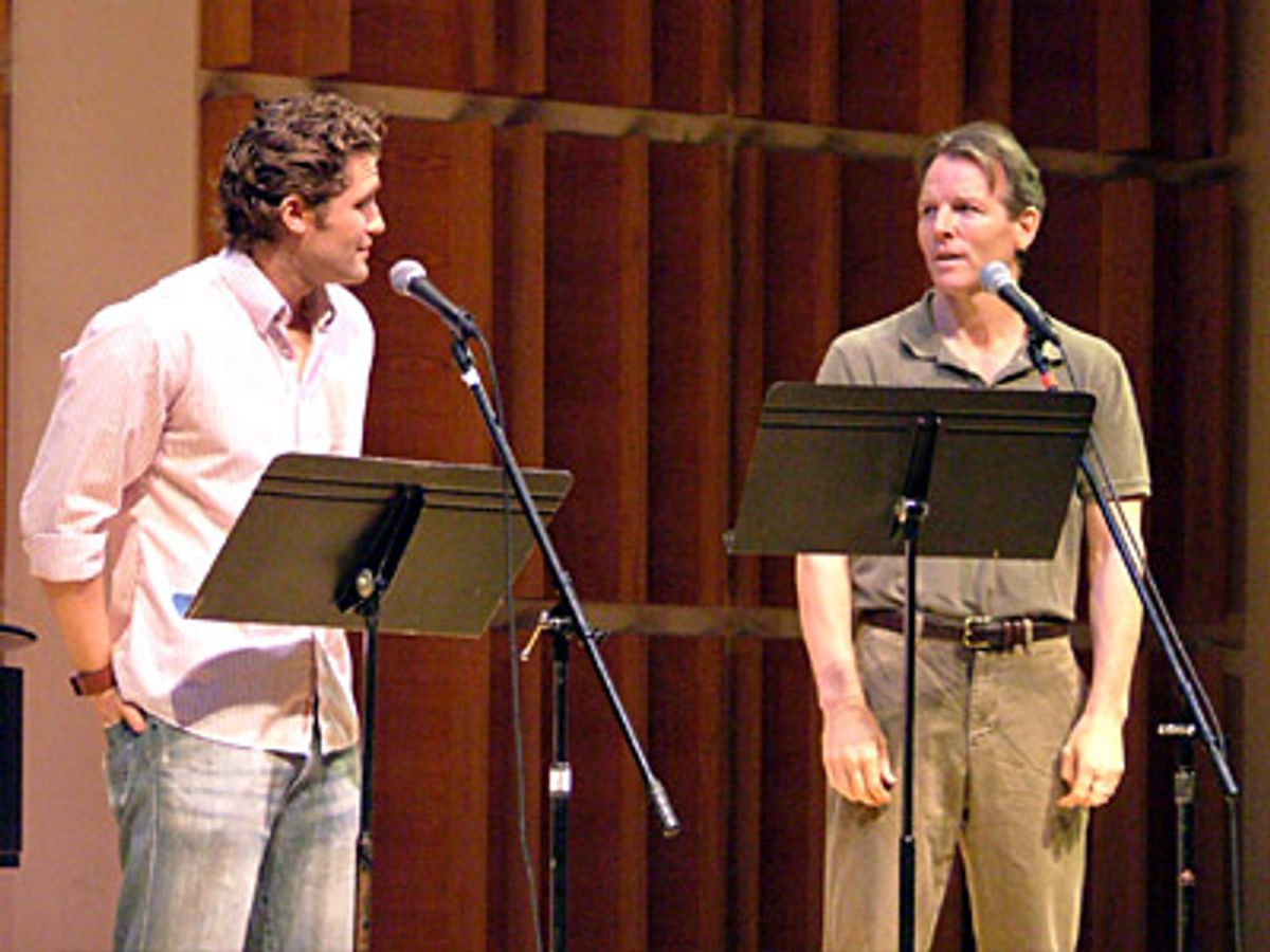 Matt Morrison and Stephen Bogardus
 at 