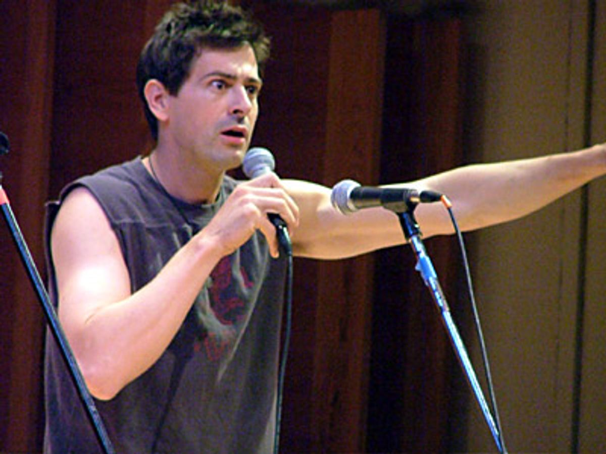 Who had the crowd in hysterics with his song from High Fidelity at 