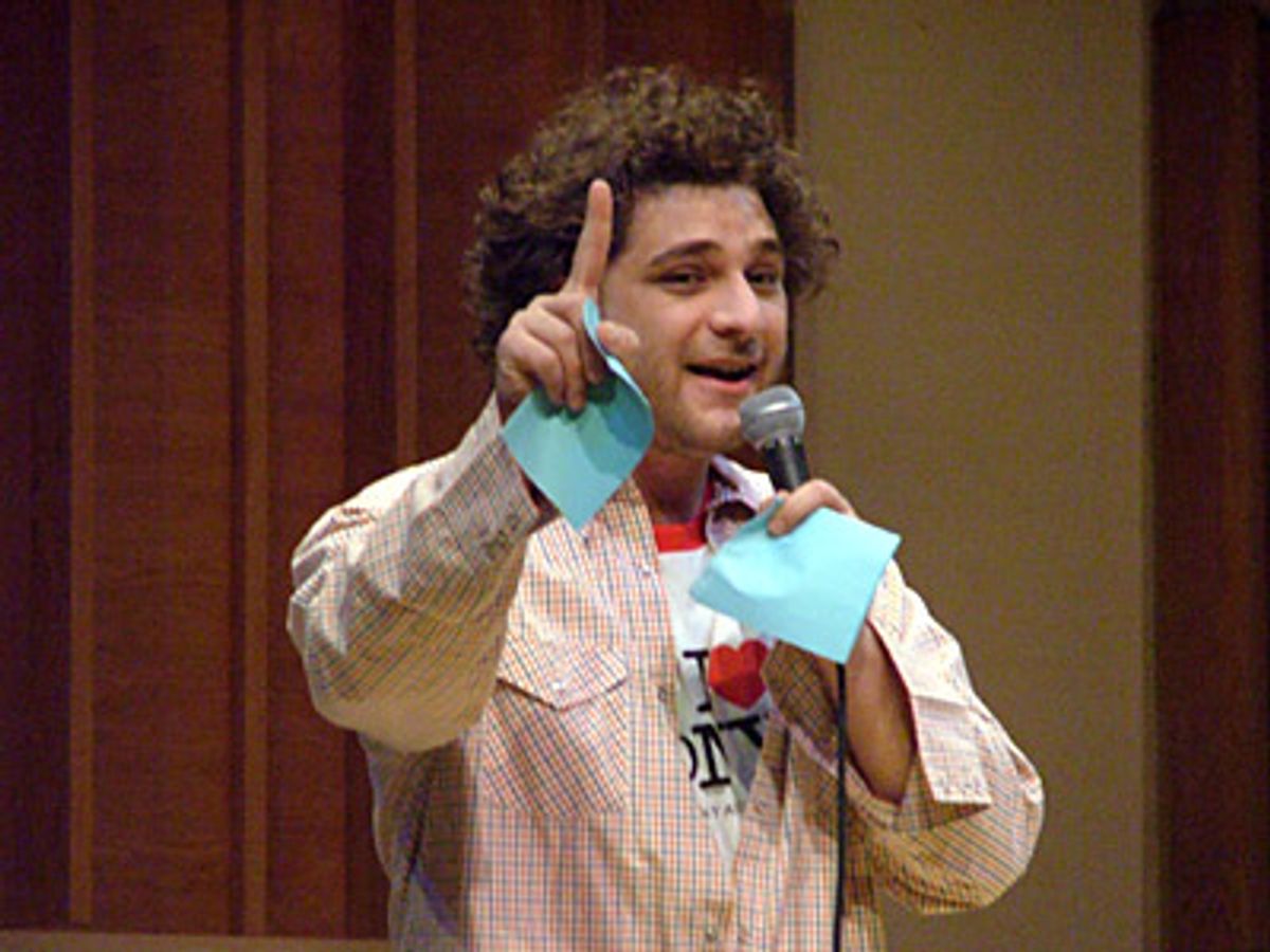 and together with Jeff sing 'Tear It Up and Throw It Away' a number
which was cut from Avenue Q at 