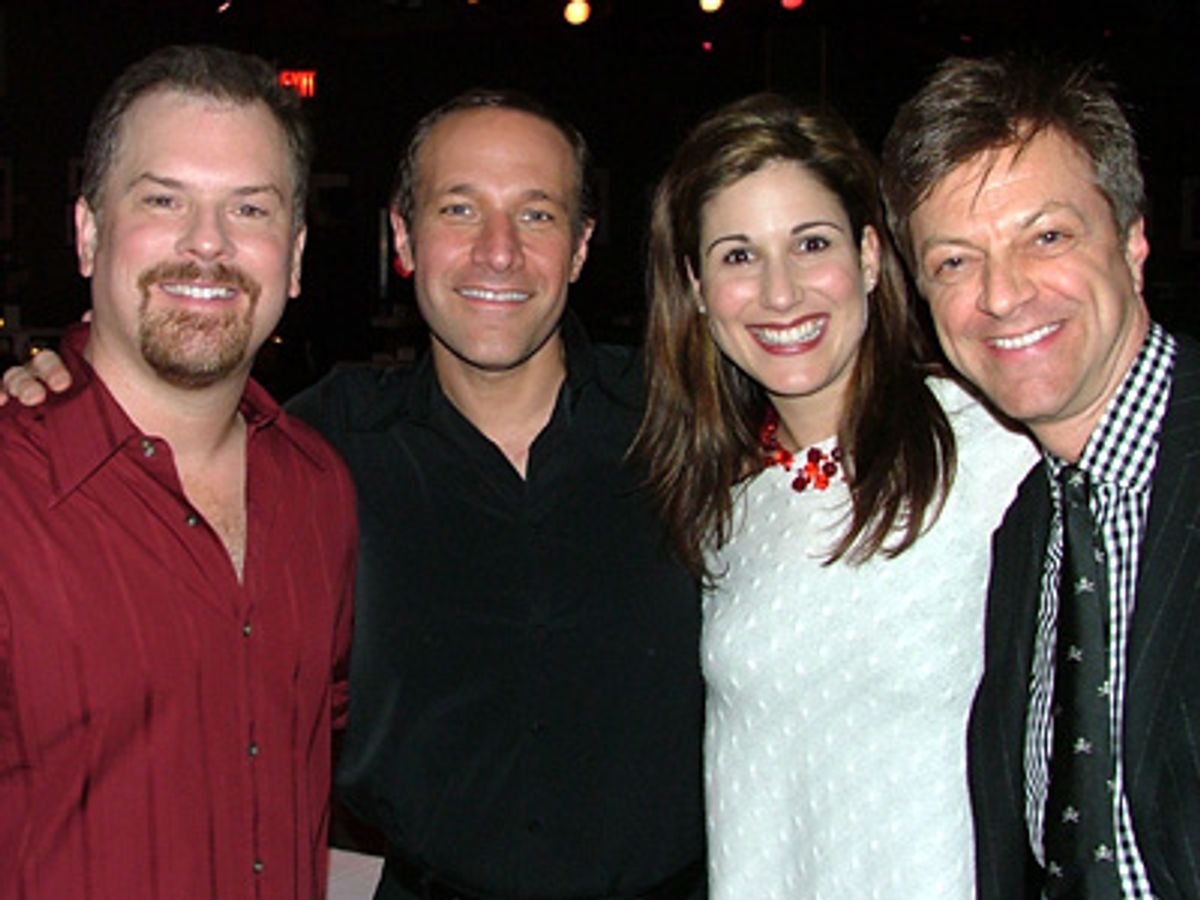 Mike Eldred, Jim Brickman, Stephanie J. Block and Jim Caruso at 