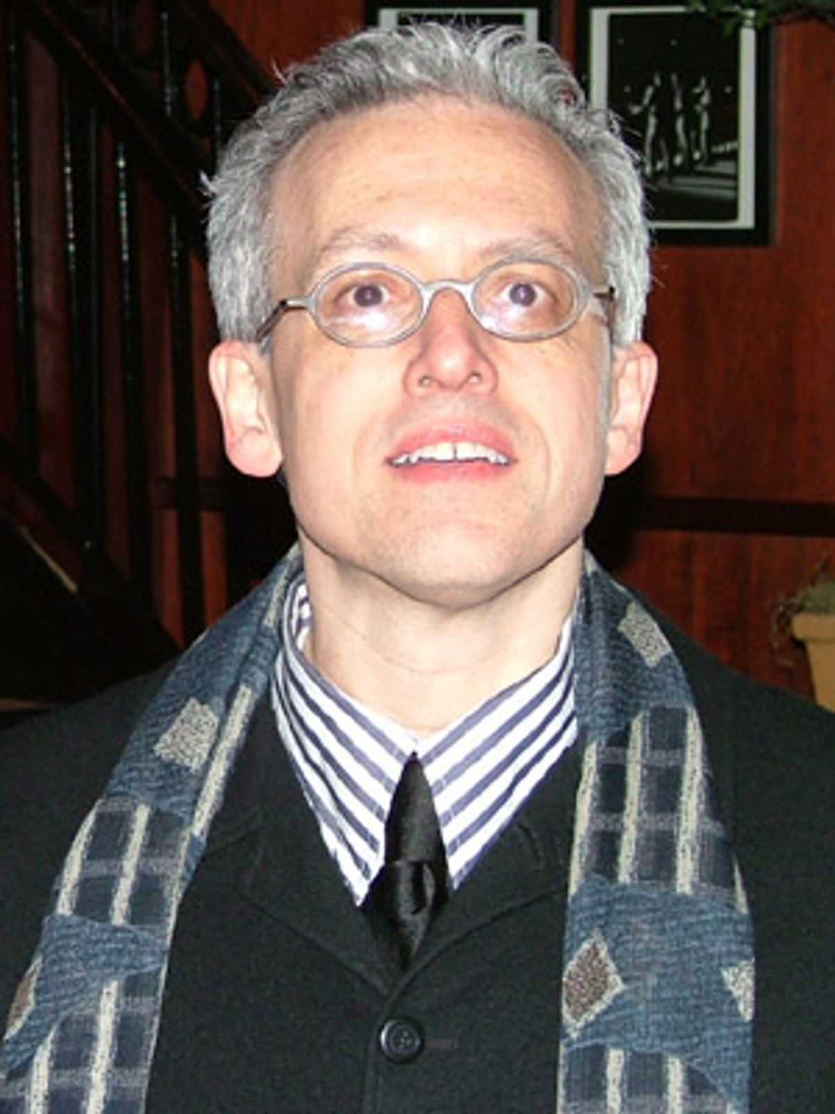 Playwight Donald Margulies arrives at the
after party at BB Kings.
 at 