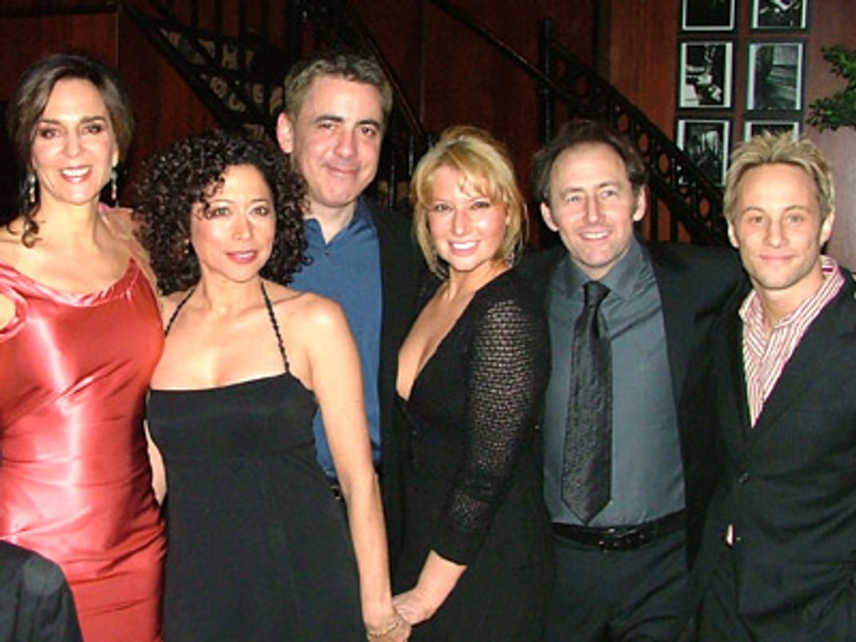Polly Draper, Mimi Lieber, Adam Arkin, Ari Graynor, Arye Gross and Kevin Isola at 