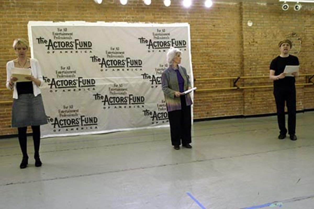 Julie Halston, Jamie DeRoy, Charles Busch at 