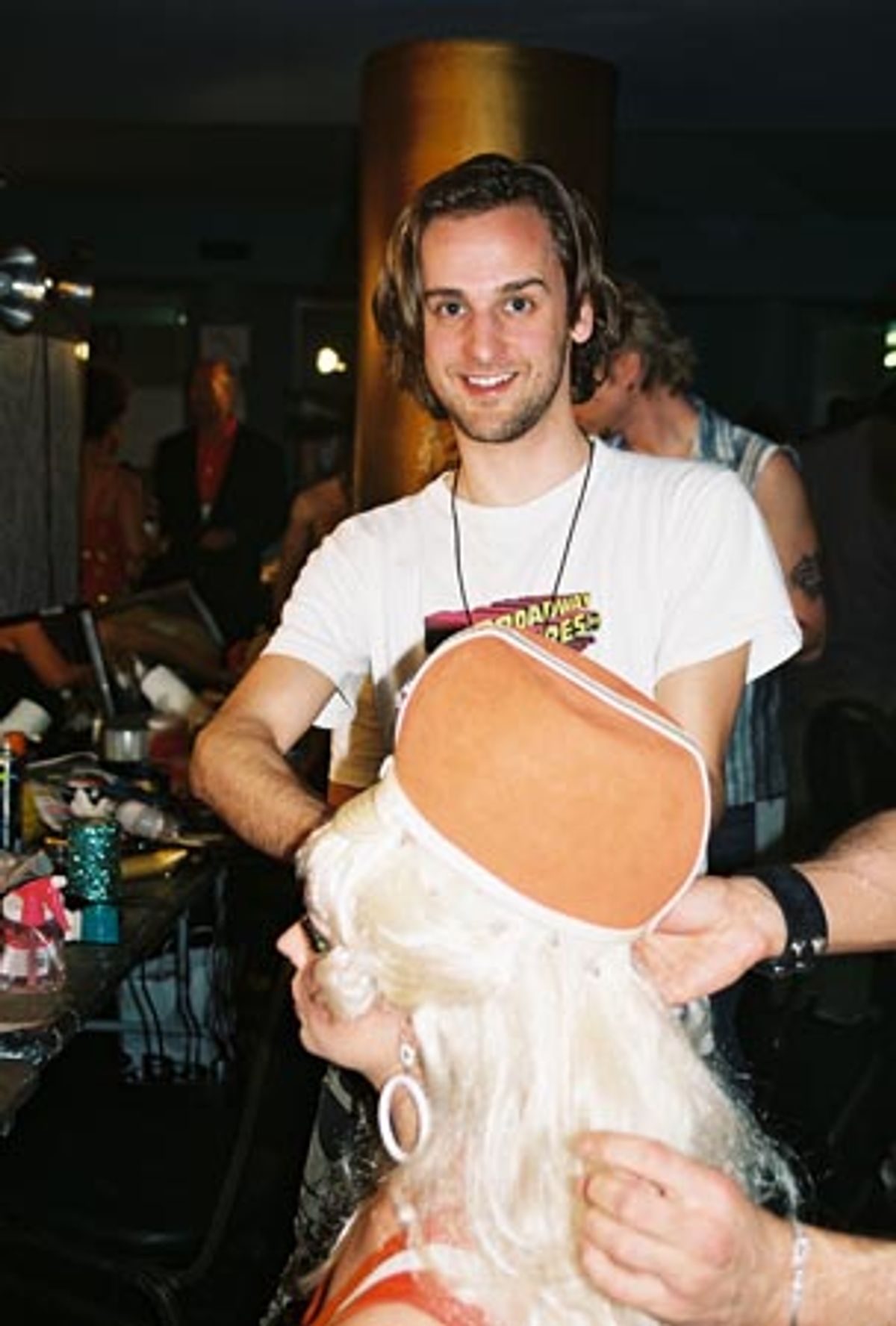 Josh Marquette (Assoc. Hair Designer, Mamma Mia!) at 