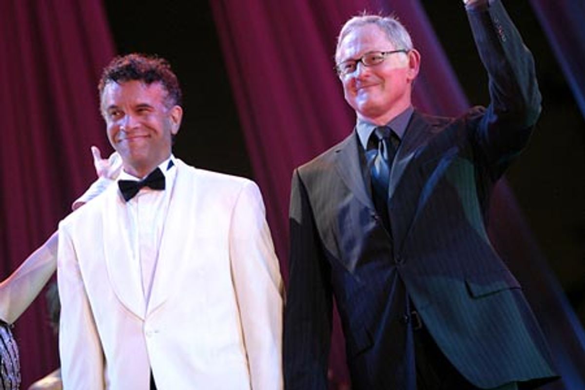 Brian Stokes Mitchell and Victor Garber at 