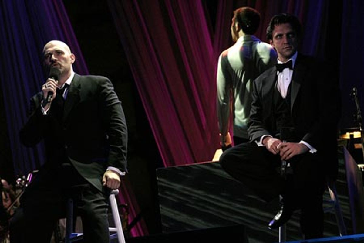 Marc Kudisch and Raul Esparza at 
